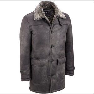 Black Rivet Faux Suede Hipster Jacket